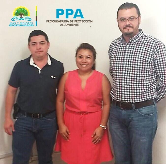 REUNION DE TRABAJO EN LA PROCURADURIA DE PROTECCION AL AMBIENTE