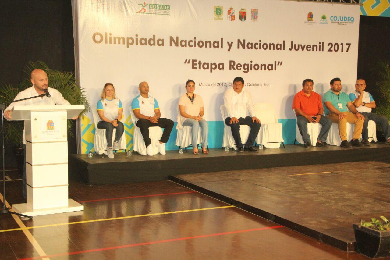 LA INAUGURACIÓN DE LA ETAPA REGIONAL DE OLIMPIADA 2017 