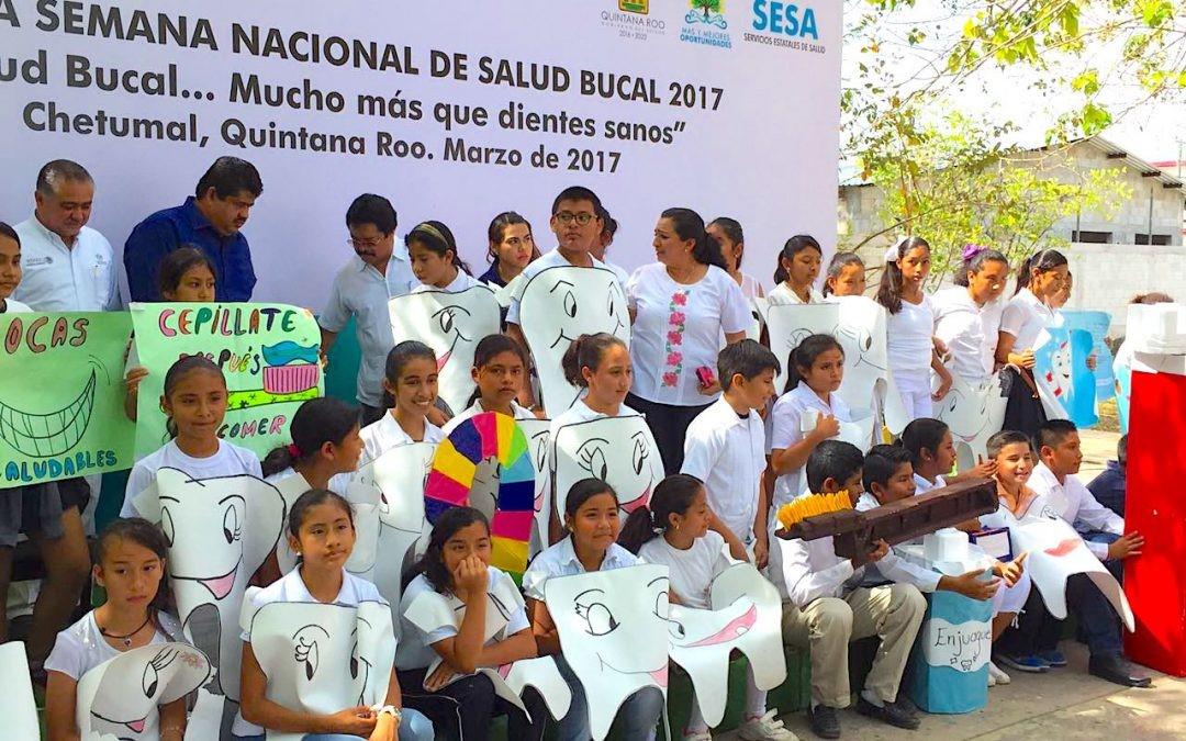 Se pone en marcha la Primera Semana Nacional de Salud Bucal en OPB y Bacalar