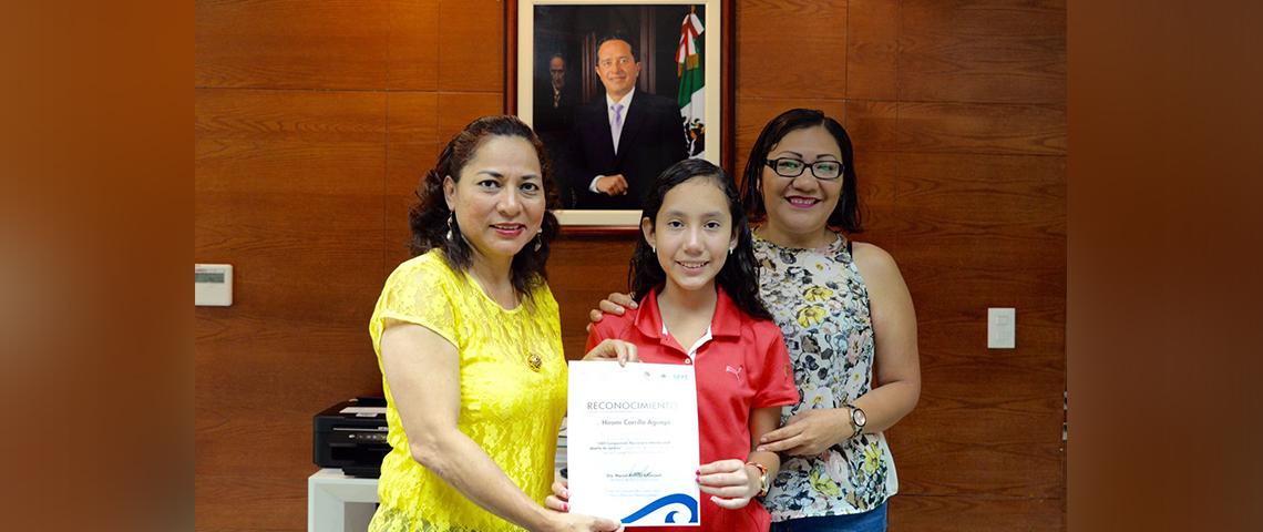 Jovencita quintanarroense gana invicta el LXIII Campeonato Nacional e Internacional Abierto de Ajedrez 2017