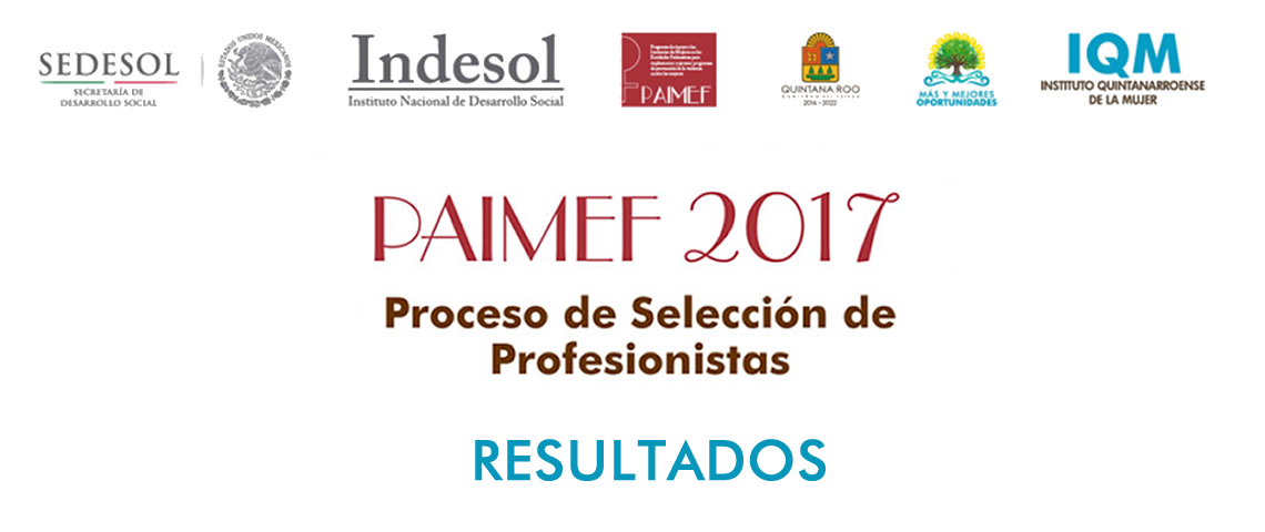 Resultados de la Convocatoria PAIMEF