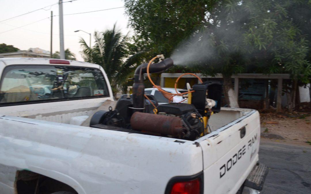 Para reducir los riesgos de transmisión del dengue, zika y chikungunya, SESA nebulizará 21 zonas de Cancún