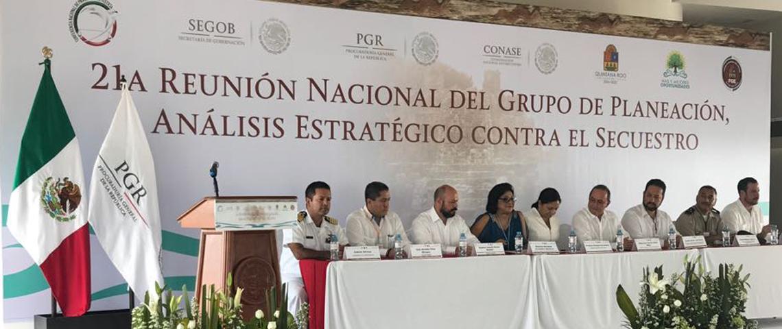 Realizan la 21ª Reunión Nacional del Grupo de Planeación, Análisis Estratégico contra el Secuestro.