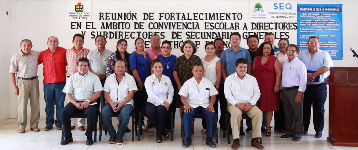 Fortalecen la convivencia escolar en secundarias generales de Othón P. Blanco 