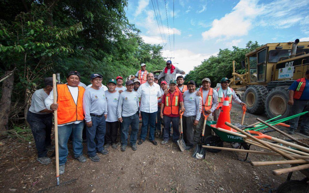 La Sintra, Sema y Municipio de Othón P. Blanco, trabaja en conjunto para el beneficio de la gente