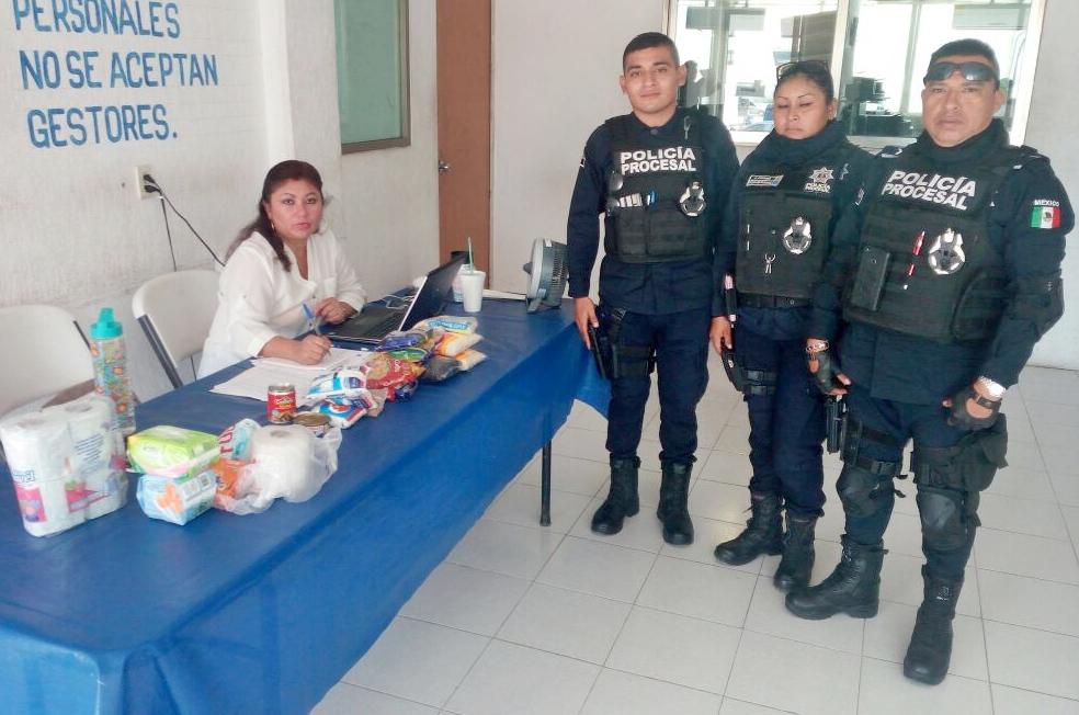 CENTRO DE ACOPIO, HABILITADO EN LA POLICÍA ESTATAL PREVENTIVA 