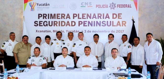 QUINTANA ROO, PARTICIPA EN PRIMERA PLENARIA DE SEGURIDAD PENINSULAR