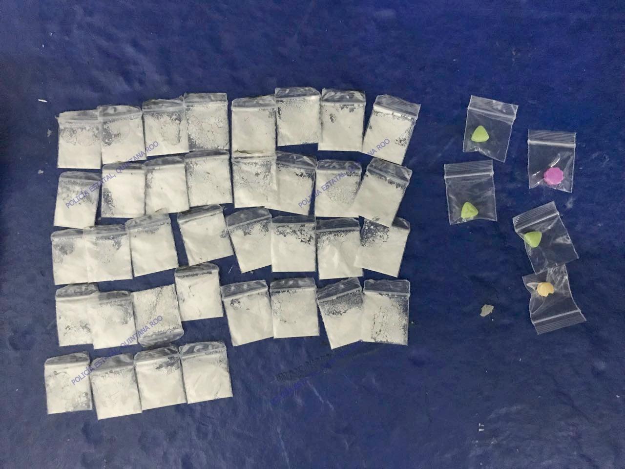 POLICÍA ESTATAL, DETUVO EN CANCÚN A UN HOMBRE CON PRESUNTA DROGA