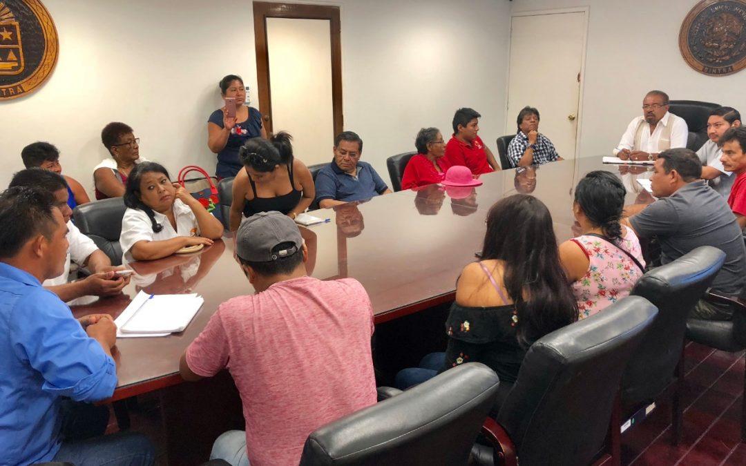 La SINTRA escucha las solicitudes de personas pertenecientes al movimiento Antorchista en Quintana Roo