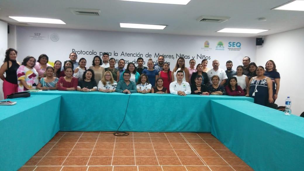 CAPACITACIÓN DEL PROTOCOLO DE ATENCIÓN, MÉDICA, PSICOLÓGICA Y JURÍDICA A MUJERES, NIÑAS Y NIÑOS VÍCTIMAS DE VIOLENCIA EN EL ESTADO DE QUINTANA ROO.