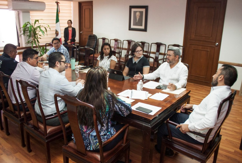 Realizan reunión previa de trabajo en la secretaría de Gobierno