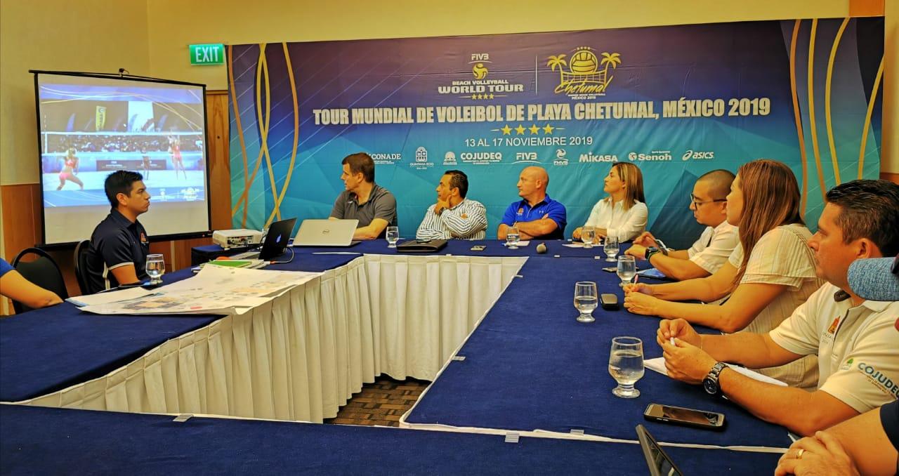 En marcha preparativos para el Tour Mundial de Voleibol de Playa