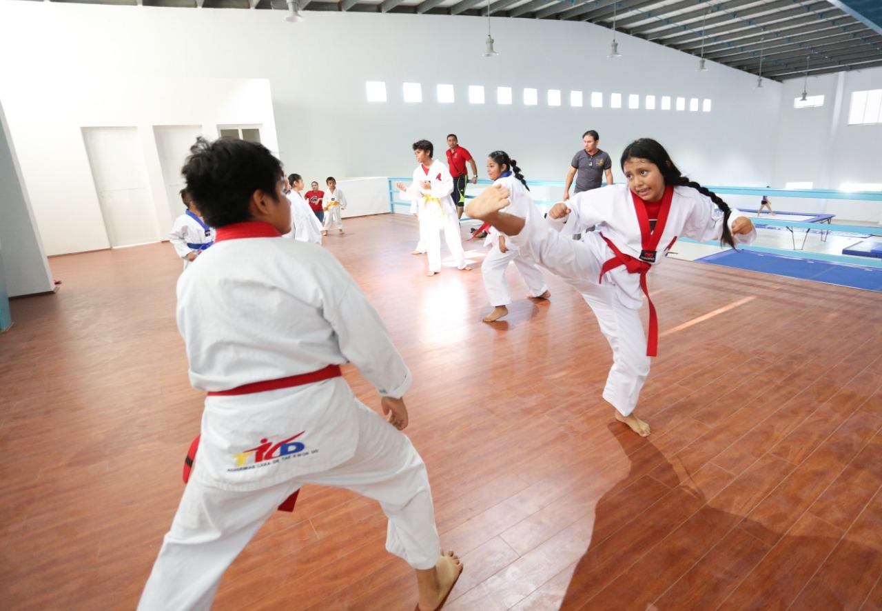 El Centro Deportivo y Cultural del DIF Quintana Roo brinda espacios de recreación a niñas, niños y jóvenes