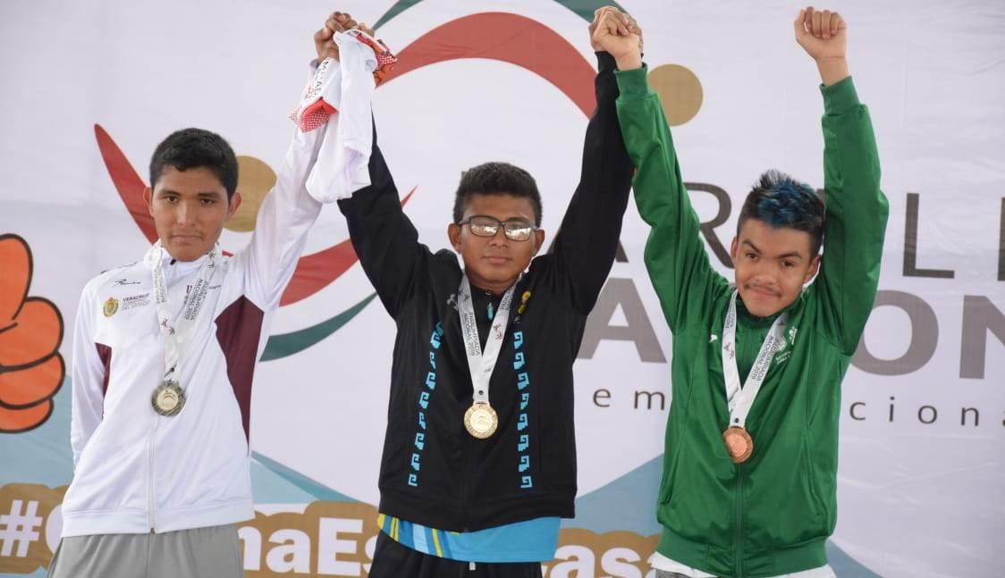 Oro, plata y bronce en Paralimpiada Nacional