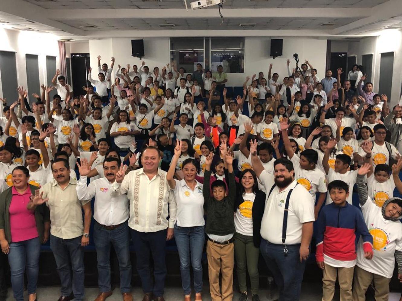 Realiza DIF Quintana Roo el Foro Estatal "Latidos de la infancia, mi voz se toma en cuenta” en la zona sur del Estado