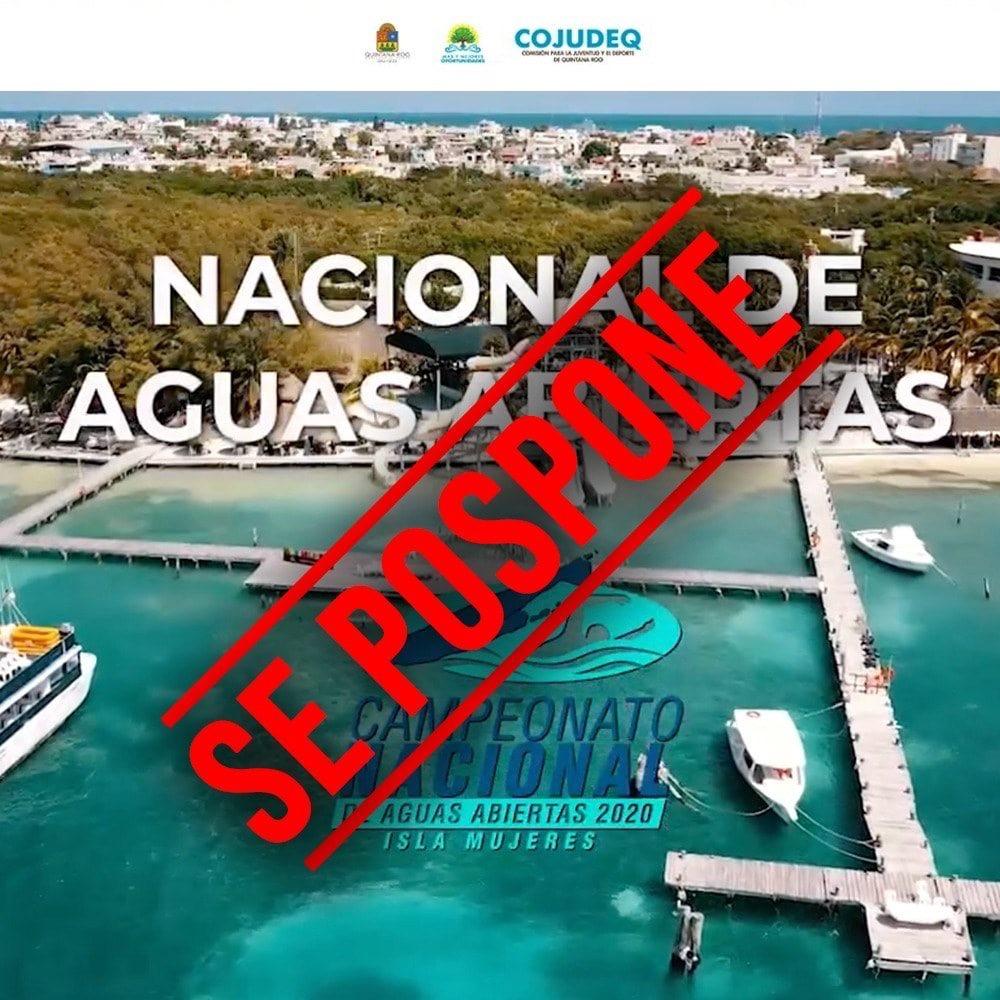 Se pospone el Nacional de Aguas Abiertas