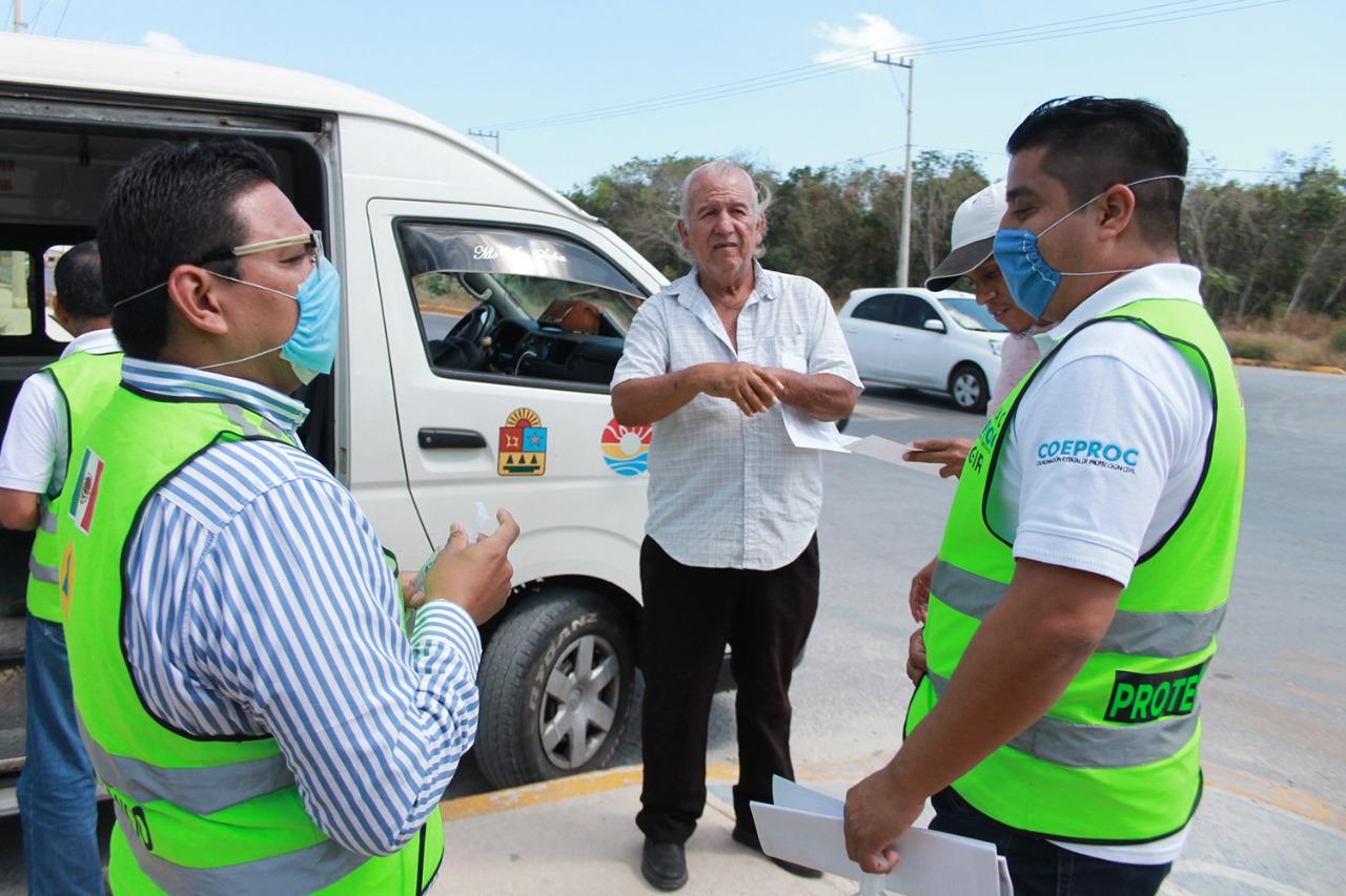 Realiza la COEPROC campaña informativa con habitantes de Benito Juárez