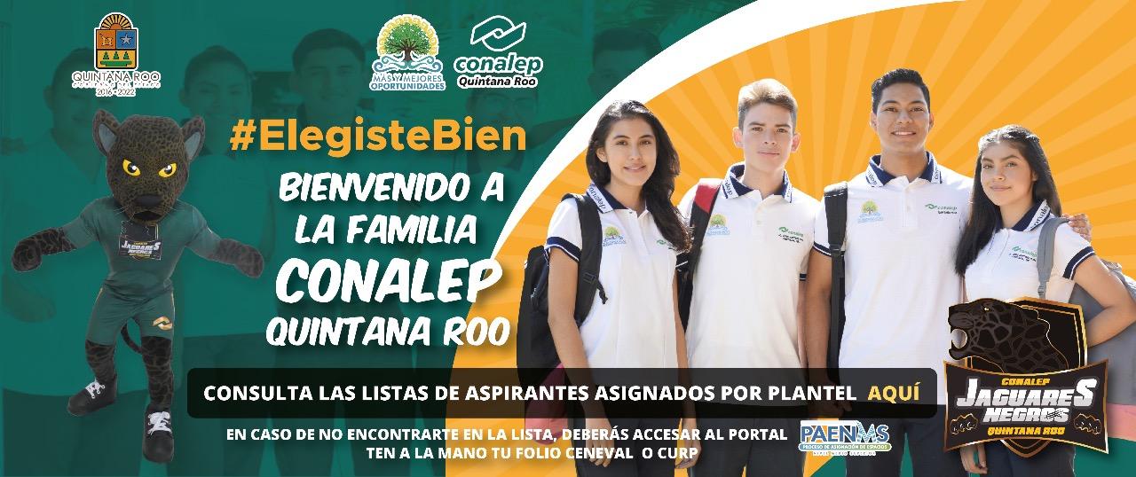 Listas de aspirantes asignados por plantel 