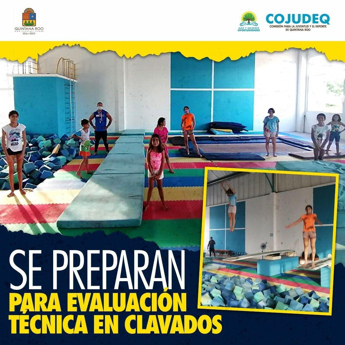 Se preparan para evaluación técnica en Clavados