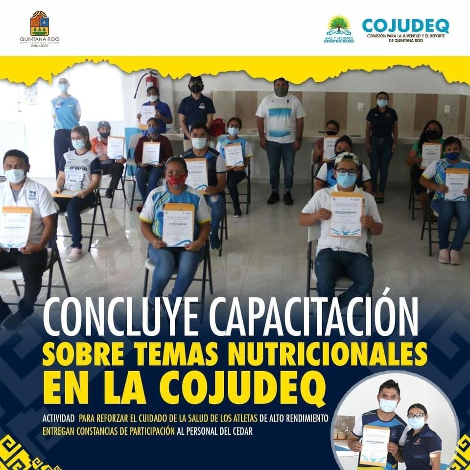 Concluye capacitación sobre temas nutricionales en la COJUDEQ