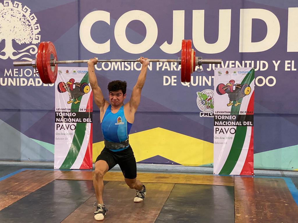 Pesistas de Quintana Roo compiten con los mejores del país en el Torneo del Pavo