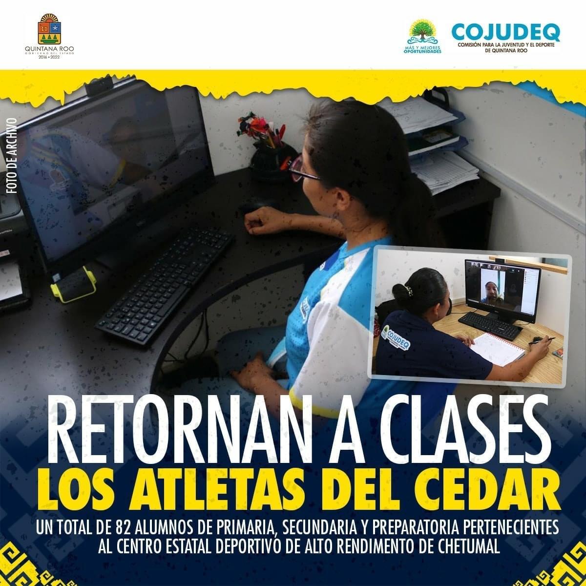 Retornan a clases los atletas del CEDAR