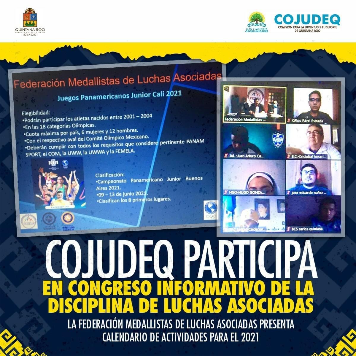 COJUDEQ participa en Congreso Informativo de la disciplina de Luchas Asociadas