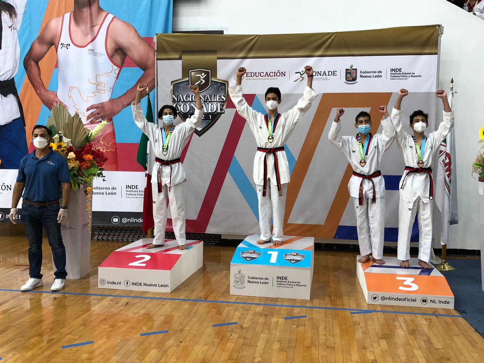 Abre Taekwondo de Quintana Roo con oro y bronce