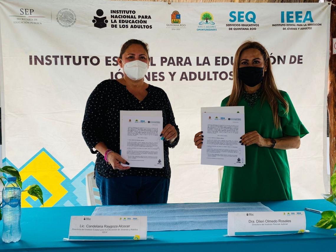 IEEA Firma Convenio para Acceso a la Educación Superior para sus Trabajadores y educandos con el IPJ